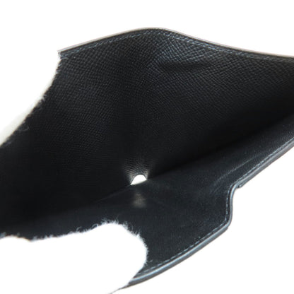Hermès Black Leather Clic 12