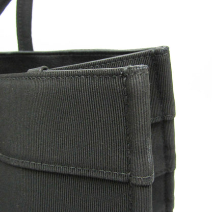 Salvatore Ferragamo Black Canvas Tote