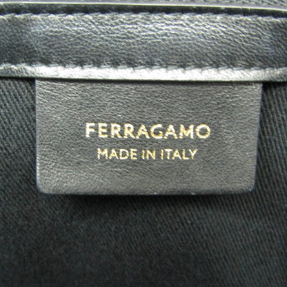 Salvatore Ferragamo Black Canvas Tote