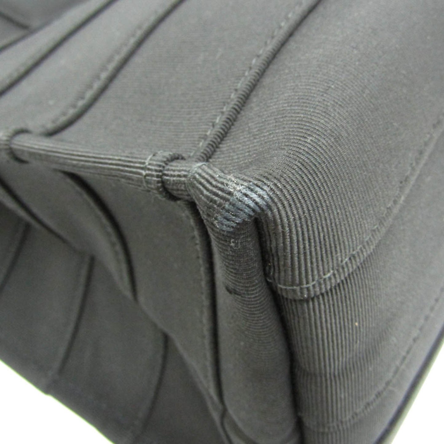 Salvatore Ferragamo Black Canvas Tote