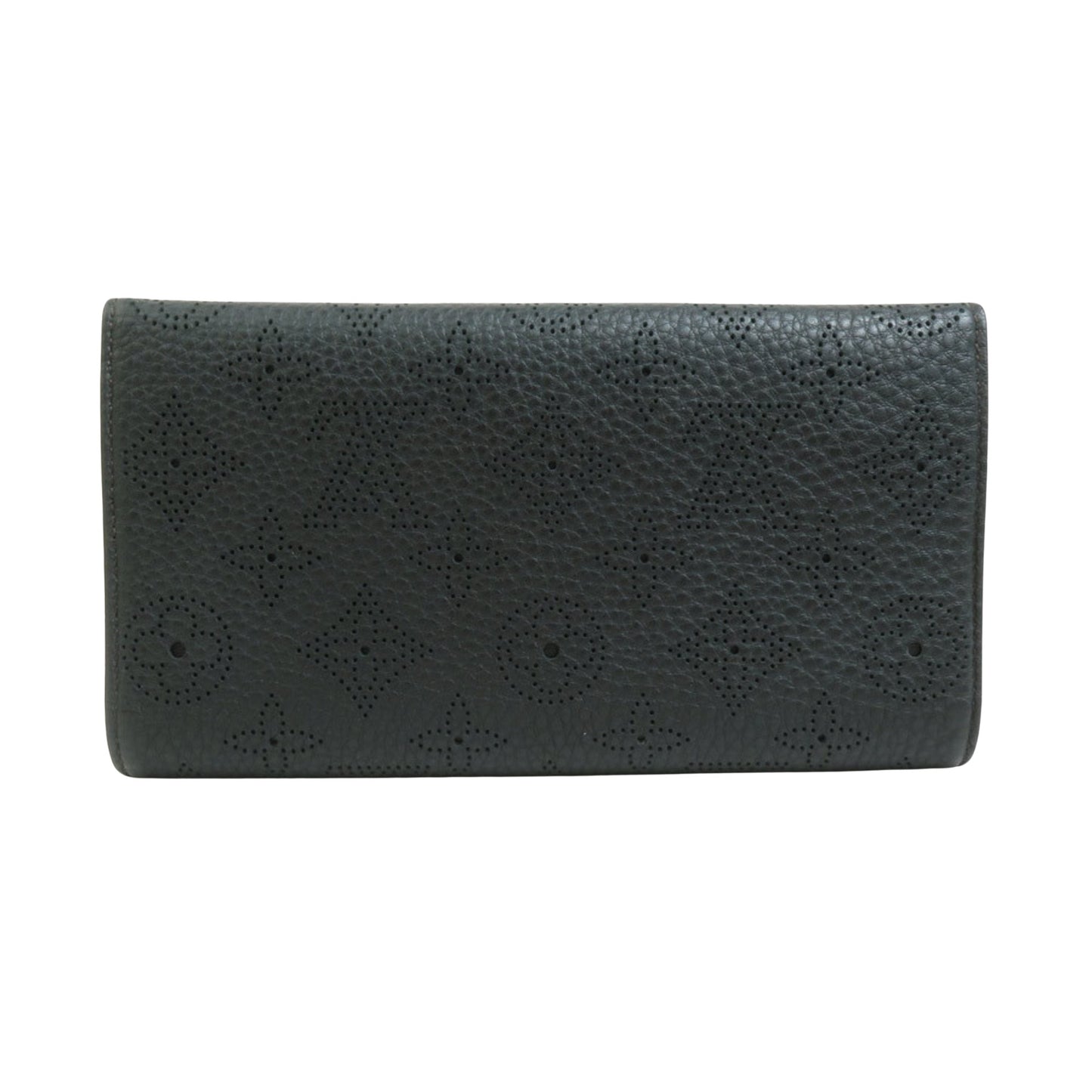 Louis Vuitton Black Leather Portefeuille Amelia