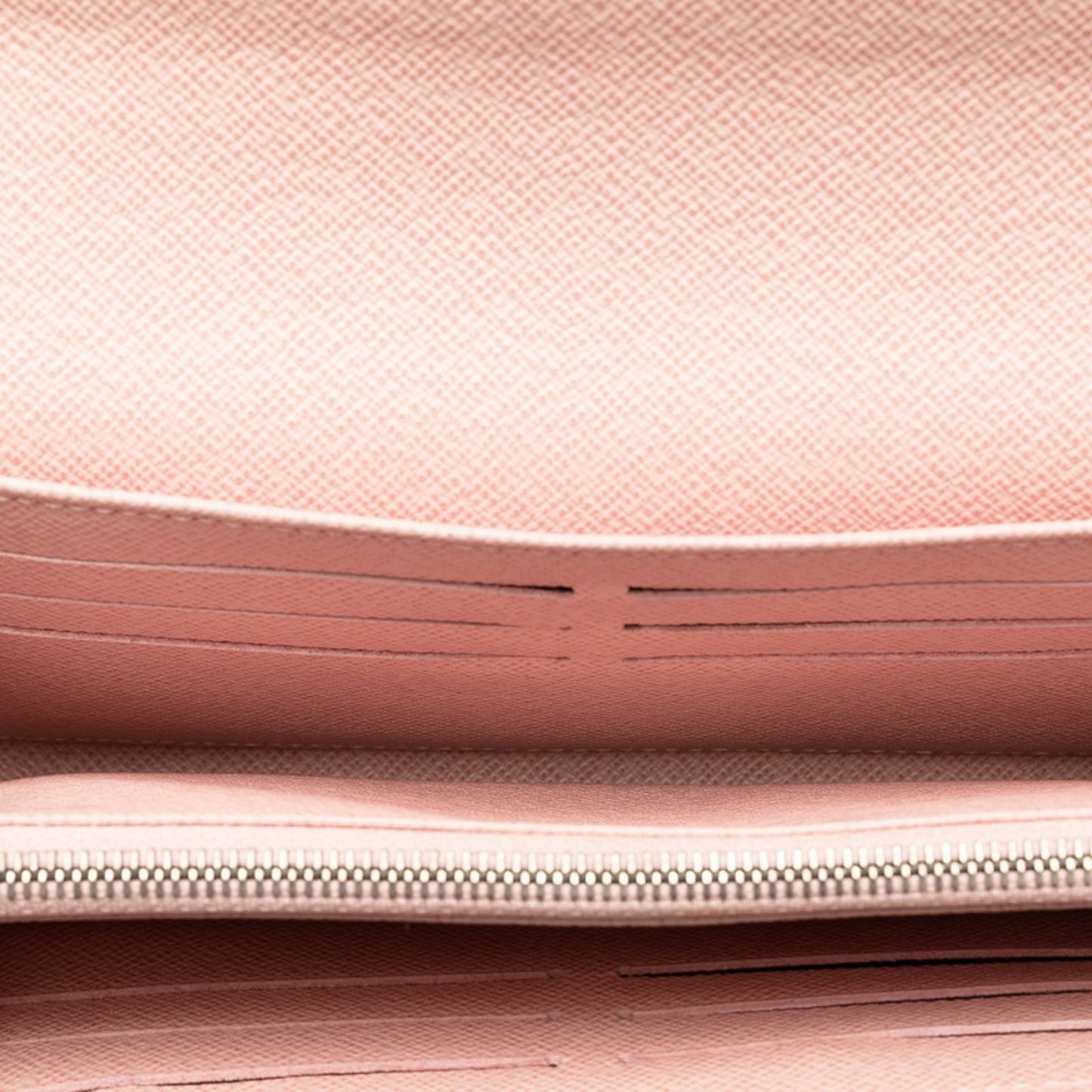 Louis Vuitton Pink Leather Portefeuille Sarah