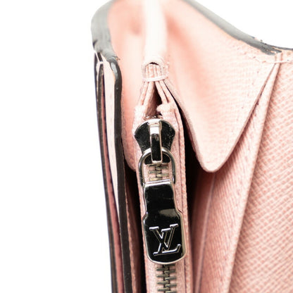 Louis Vuitton Pink Leather Portefeuille Sarah