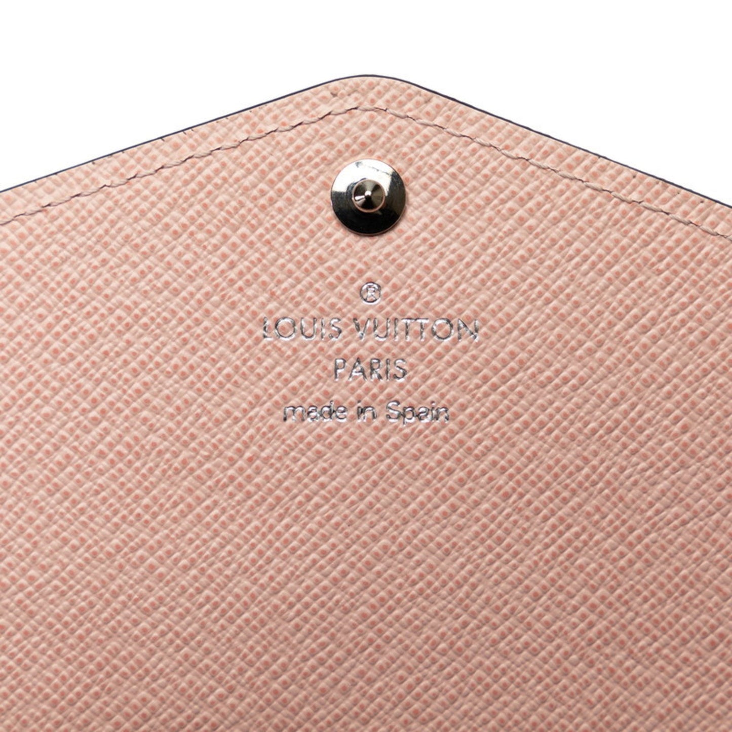 Louis Vuitton Pink Leather Portefeuille Sarah