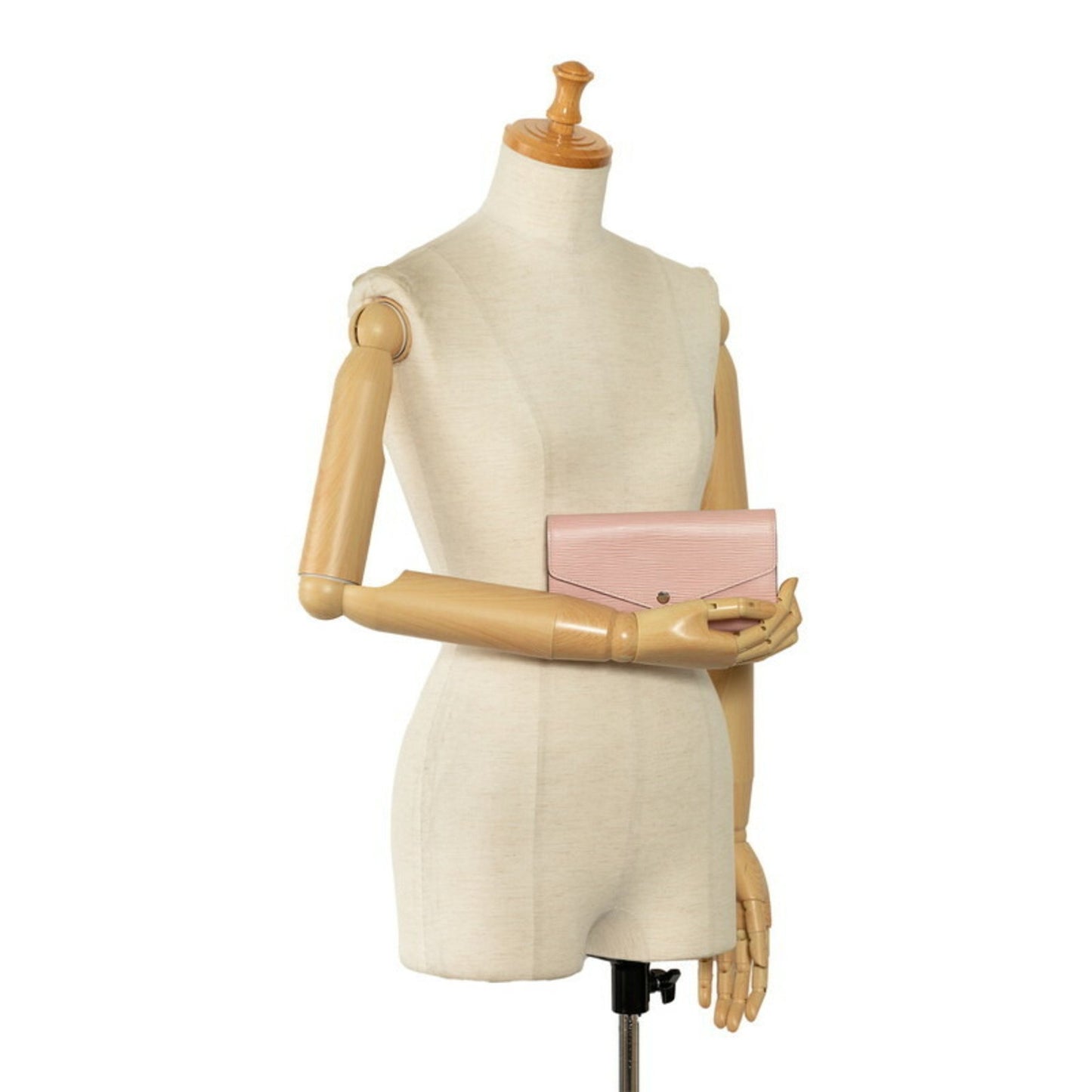 Louis Vuitton Pink Leather Portefeuille Sarah