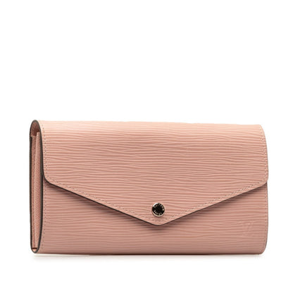 Louis Vuitton Pink Leather Portefeuille Sarah