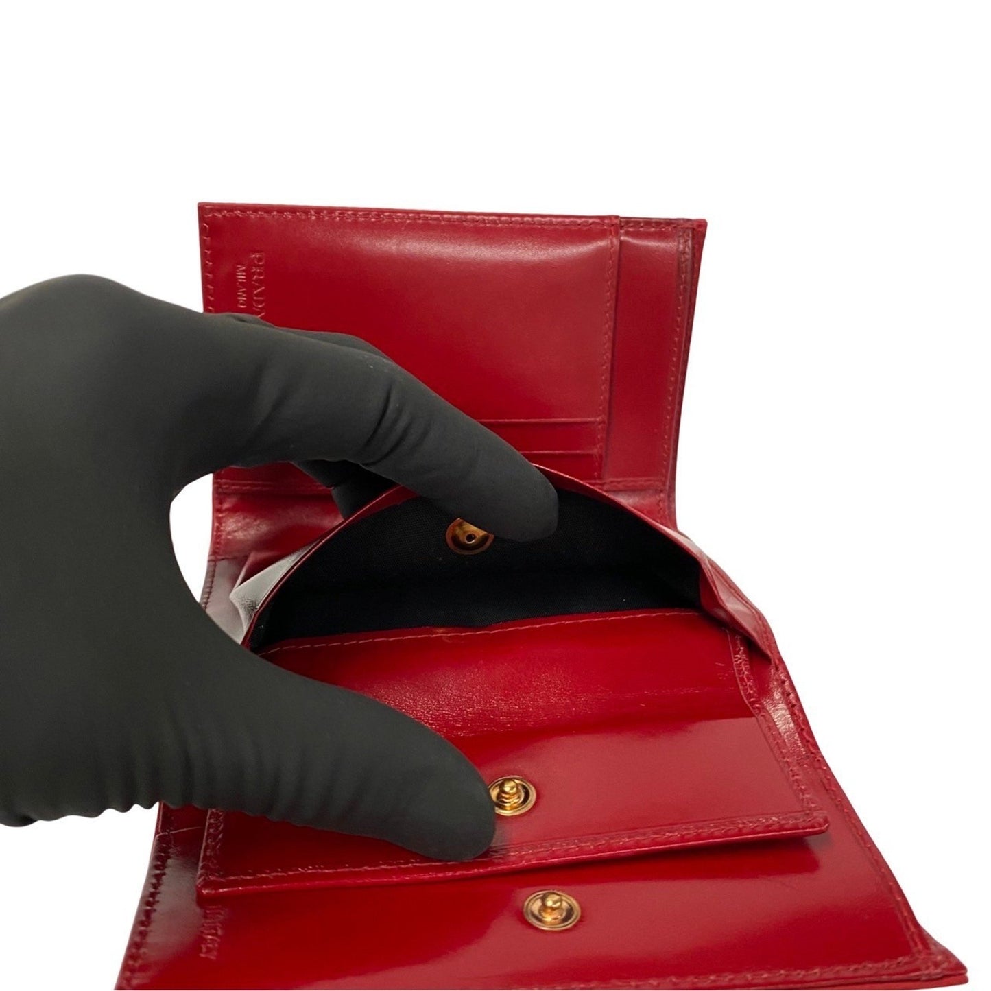 Prada Red Leather Saffiano