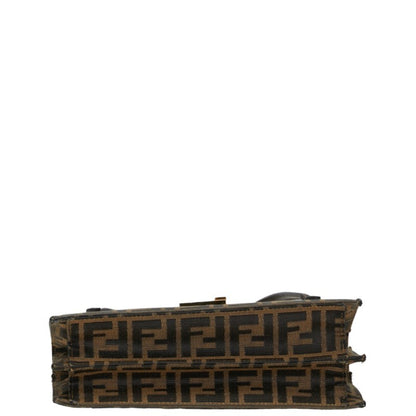 Fendi Brown Canvas Zucca