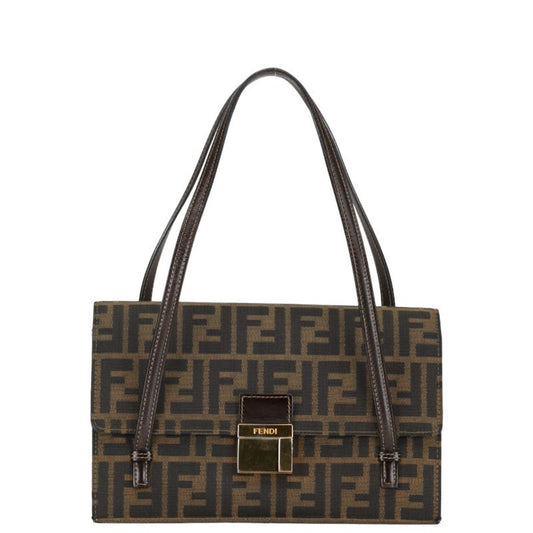 Fendi Brown Canvas Zucca