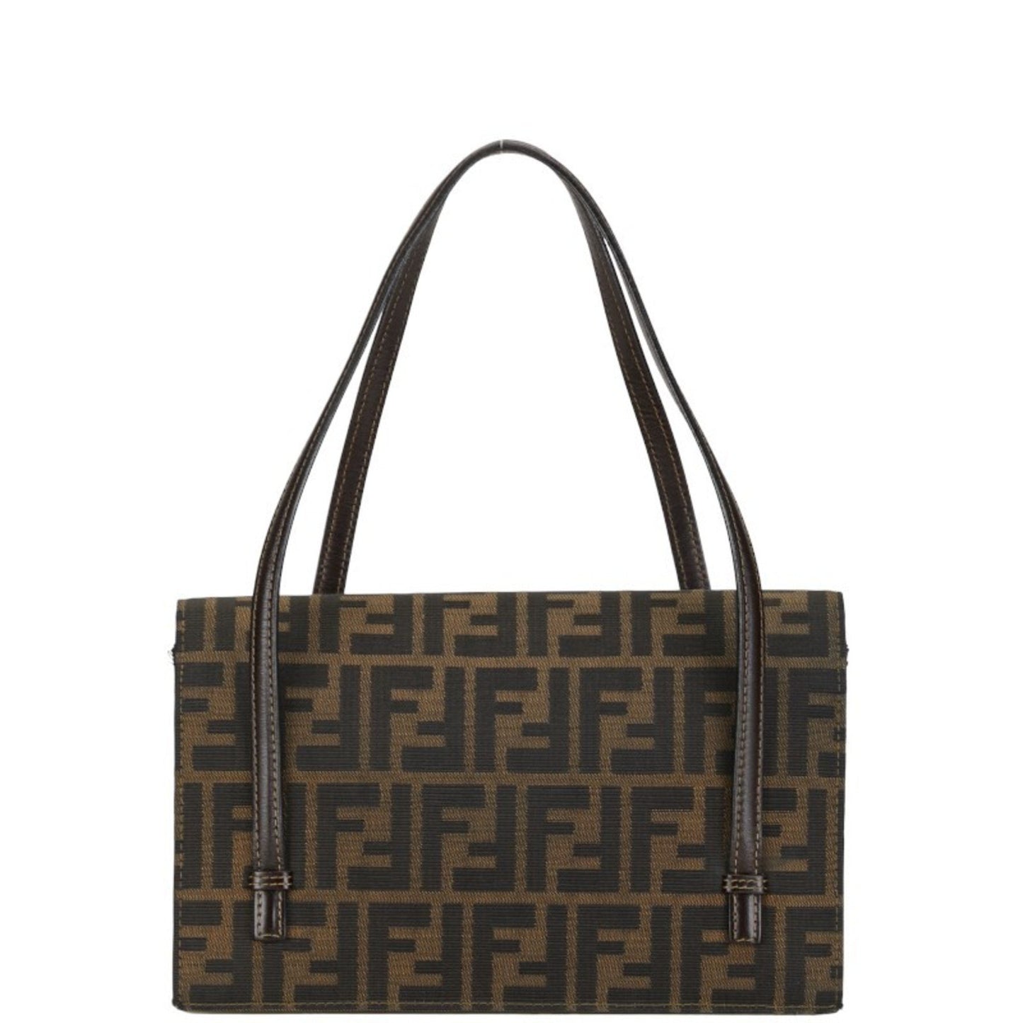 Fendi Brown Canvas Zucca