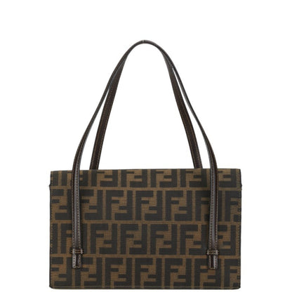 Fendi Brown Canvas Zucca