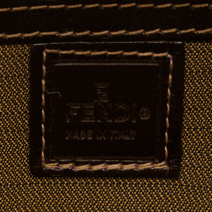 Fendi Brown Canvas Zucca