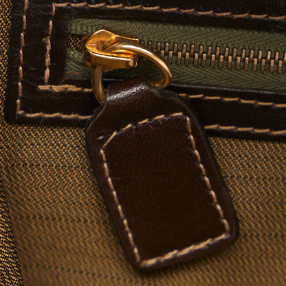 Fendi Brown Canvas Zucca