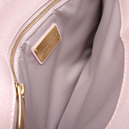 Salvatore Ferragamo Pink Leather Vara