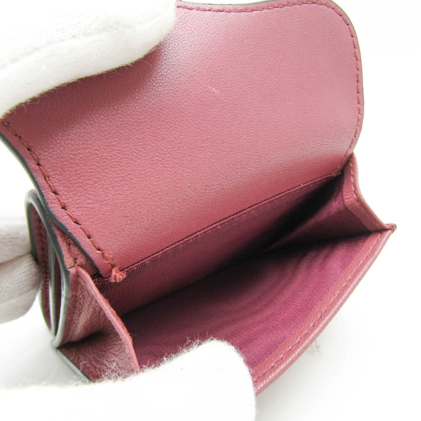 Dior Pink Leather Saddle