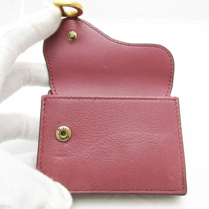 Dior Pink Leather Saddle