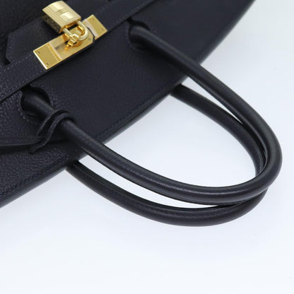 Hermès Blue Leather Birkin 35
