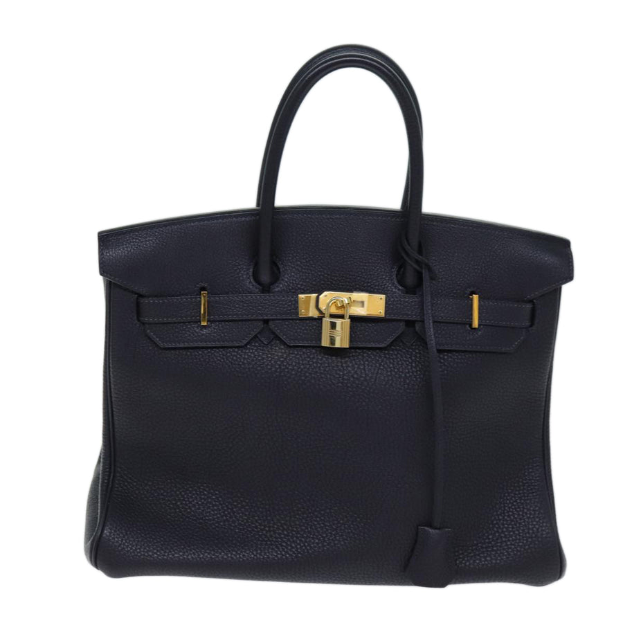 Hermès Blue Leather Birkin 35