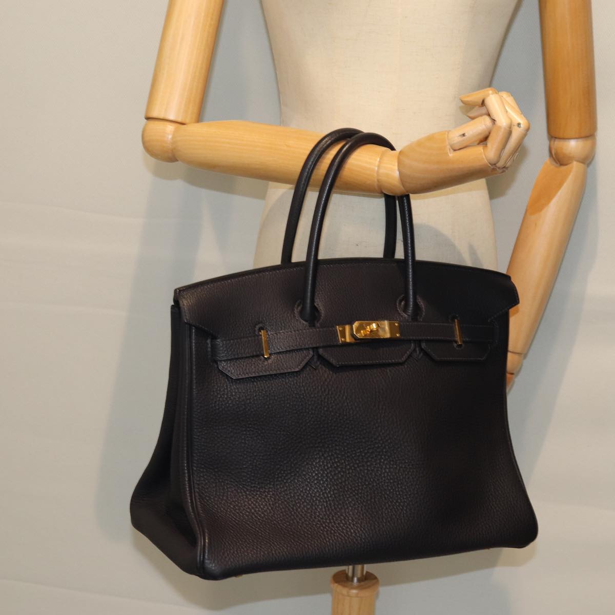 Hermès Blue Leather Birkin 35
