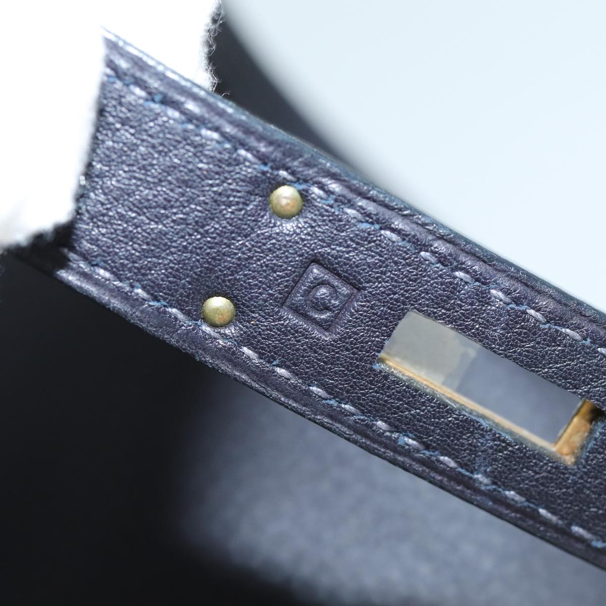 Hermès Blue Leather Birkin 35