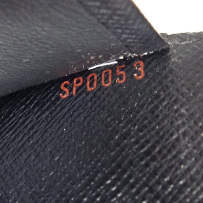 Louis Vuitton Black Leather Agenda Mm