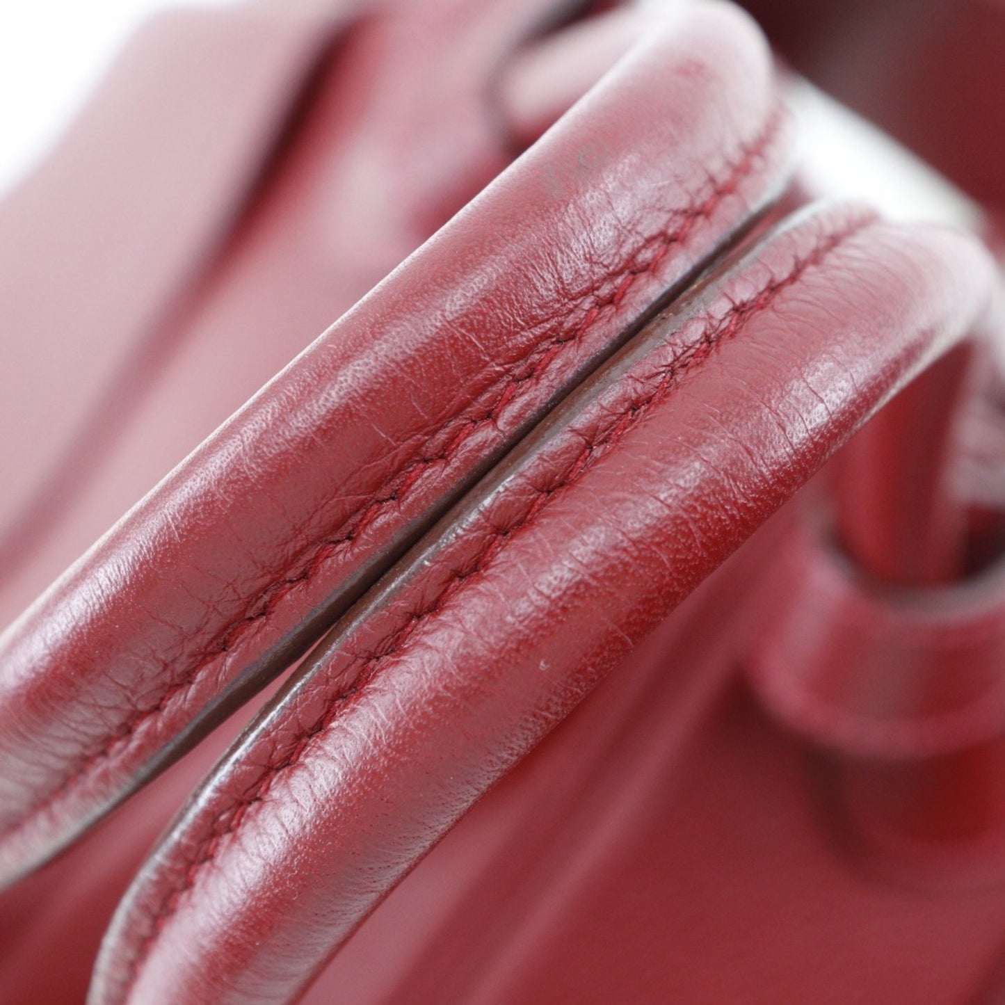 Hermès Red Leather Lindy
