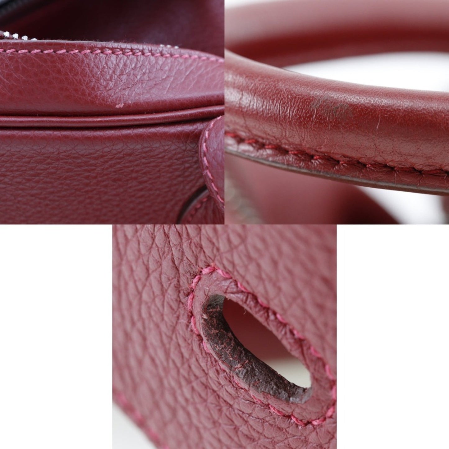 Hermès Red Leather Lindy