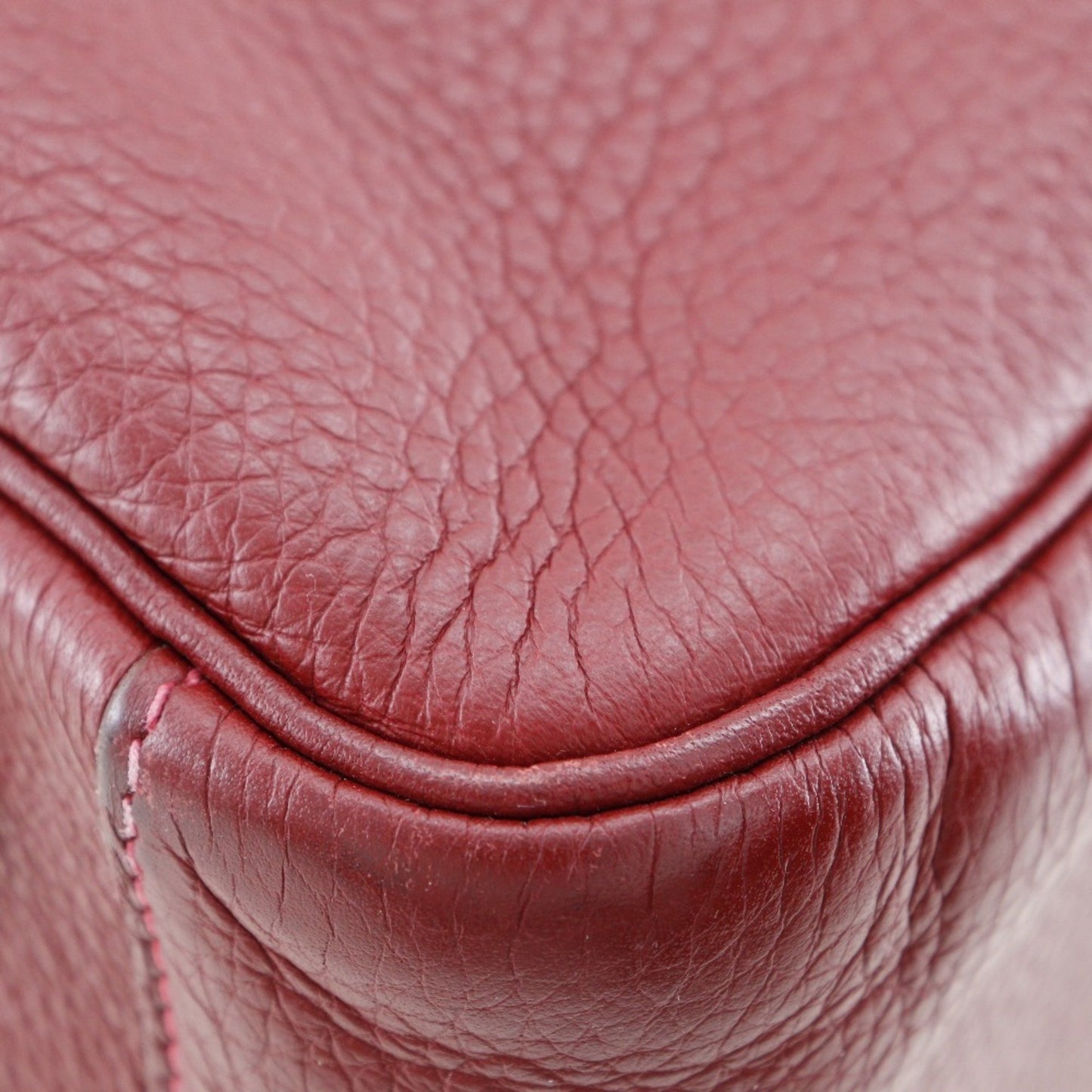 Hermès Red Leather Lindy