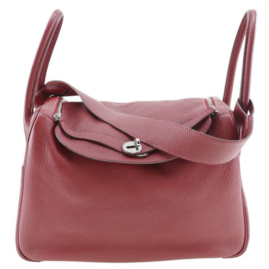 Hermès Red Leather Lindy