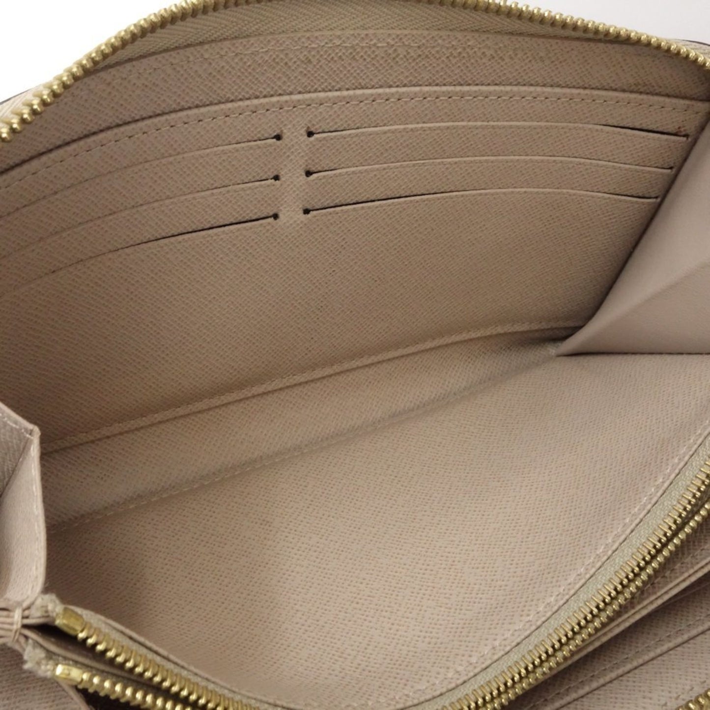 Louis Vuitton Brown Leather Portefeuille Zippy