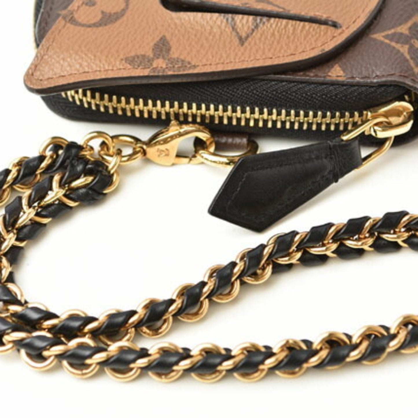 Louis Vuitton Brown Canvas Zippy