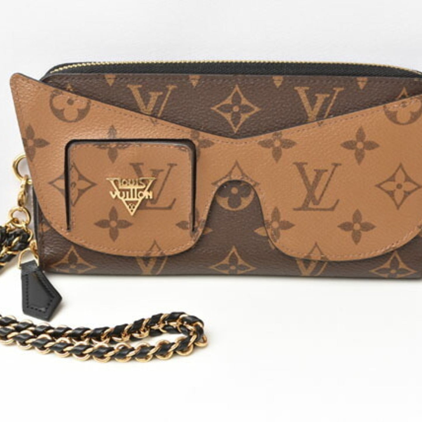 Louis Vuitton Brown Canvas Zippy