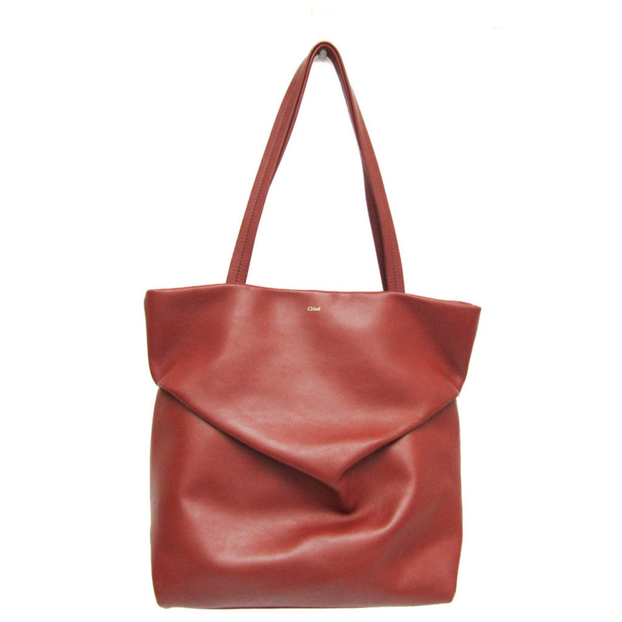 Chloé Red Leather Tote