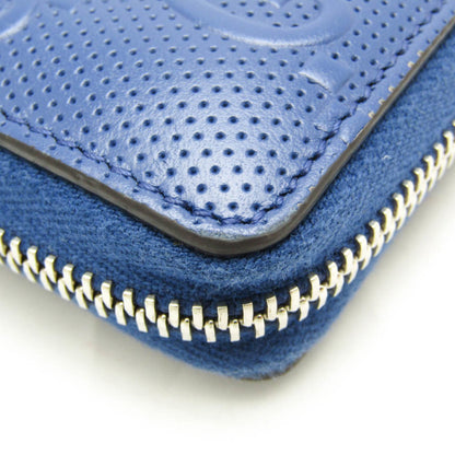 Gucci Blue Leather Diamante
