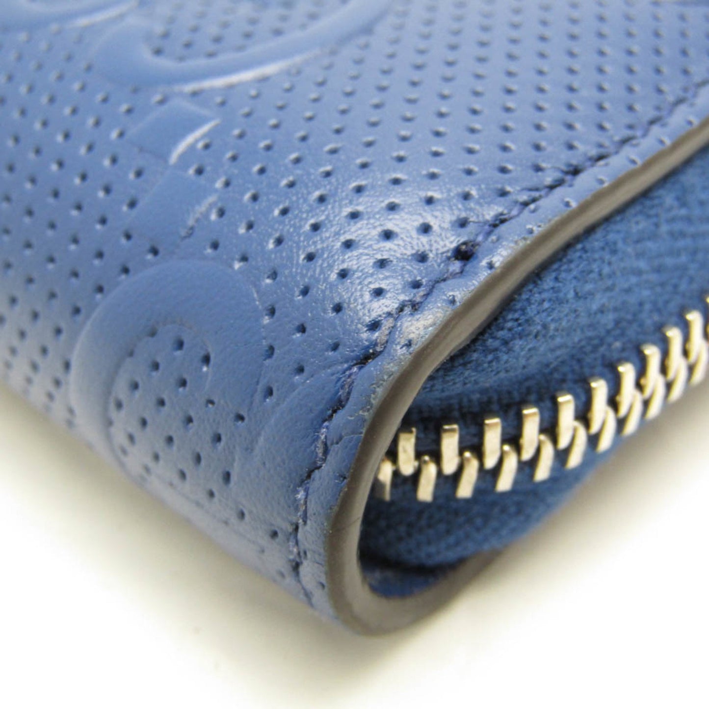 Gucci Blue Leather Diamante