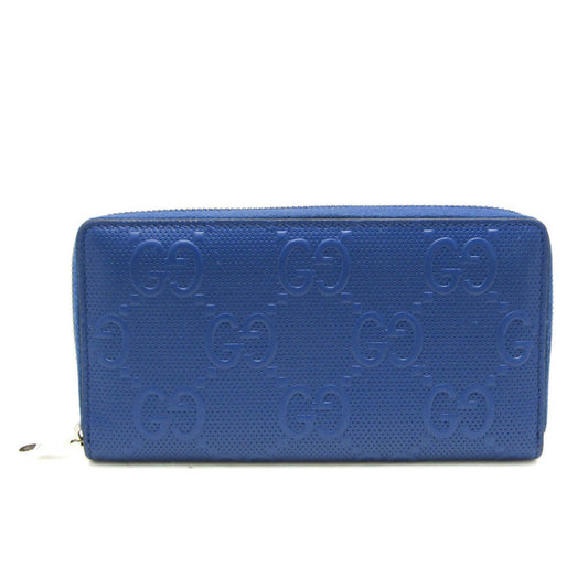Gucci Blue Leather Diamante