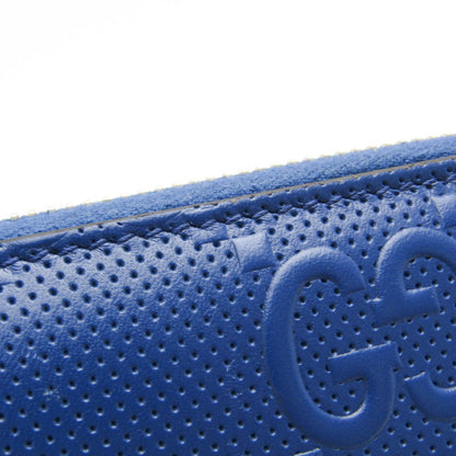 Gucci Blue Leather Diamante