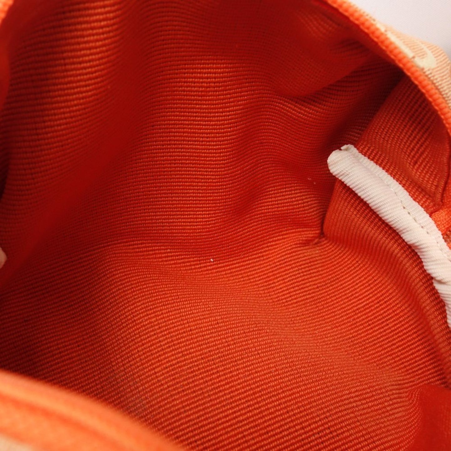 Salvatore Ferragamo Orange Canvas Gancini
