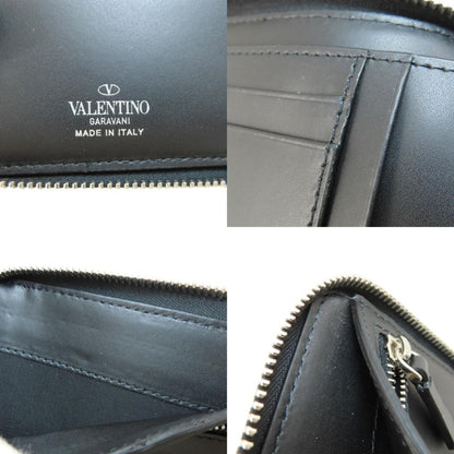 Valentino Garavani Black Leather Vltn