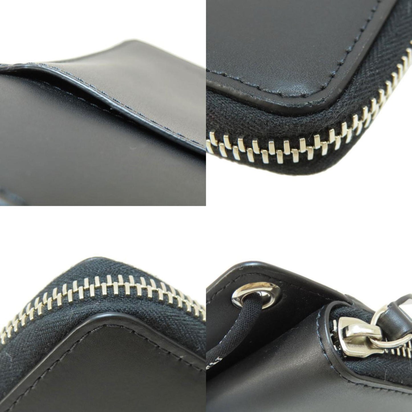 Valentino Garavani Black Leather Vltn
