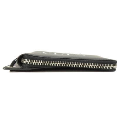 Valentino Garavani Black Leather Vltn