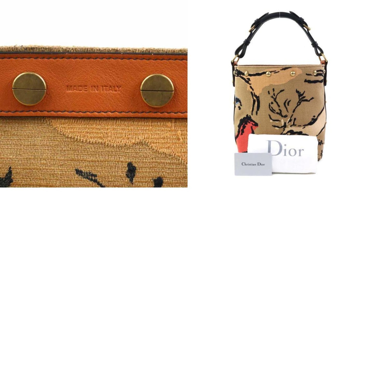 Dior Multi Canvas Handbag