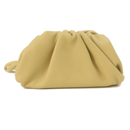 Bottega Veneta Brown Leather Mini Pouch