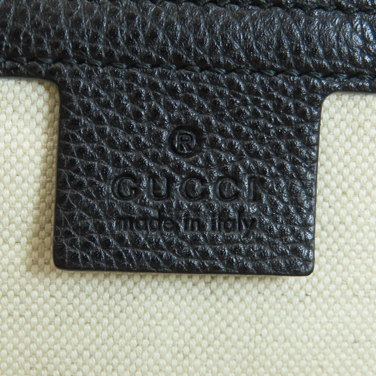 Gucci Black Leather Ophidia