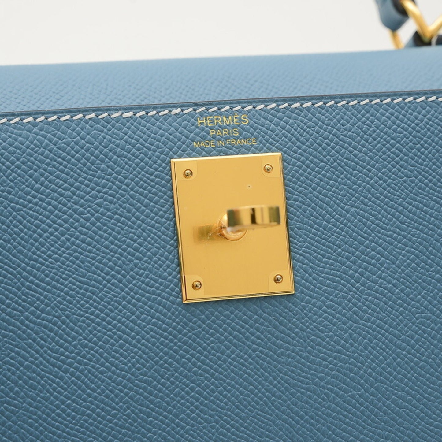 Hermès Blue Leather Kelly 28