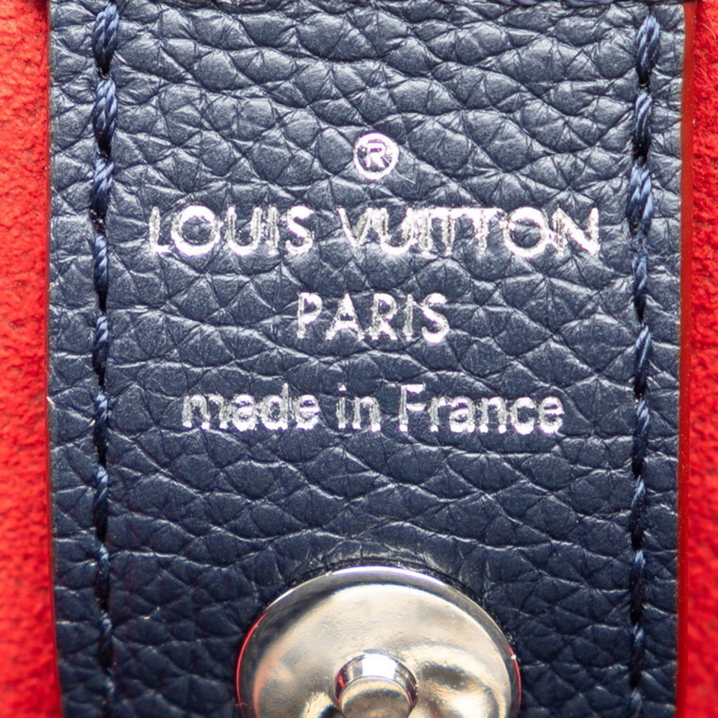 Louis Vuitton Blue Leather Lockme