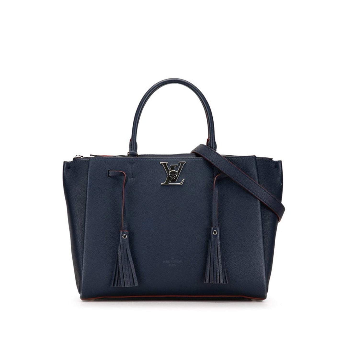 Louis Vuitton Blue Leather Lockme