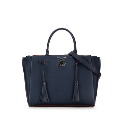 Louis Vuitton Blue Leather Lockme