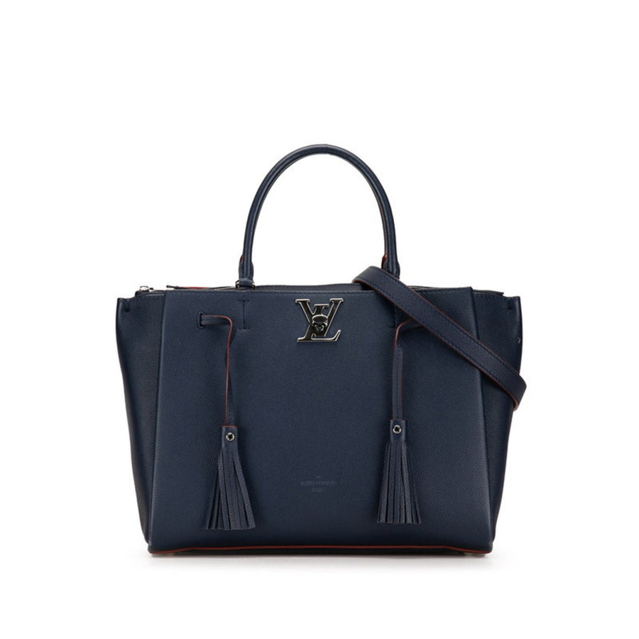 Louis Vuitton Blue Leather Lockme
