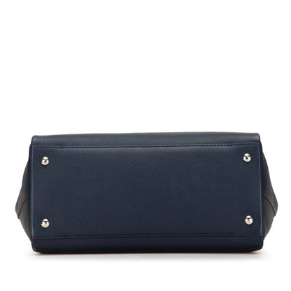 Louis Vuitton Blue Leather Lockme
